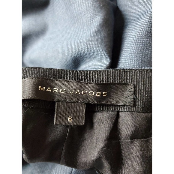 Marc Jacobs 6 Dress Pants Women Wool Career Work Designer Business Navy Blue - Picture 9 of 11